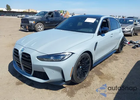 2022 BMW M3 Competition z USA, uszkodzony, nr VIN WBS33AY05NFL75328